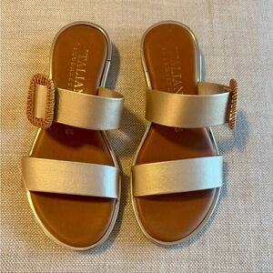 Italian Shoemakers Gold Sandals